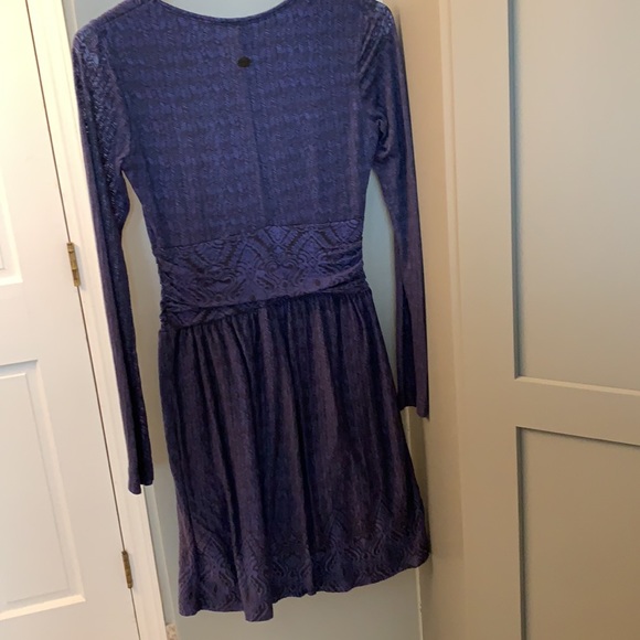 Athleta purple/blue “Packerita” long sleeved dress - Picture 10 of 10